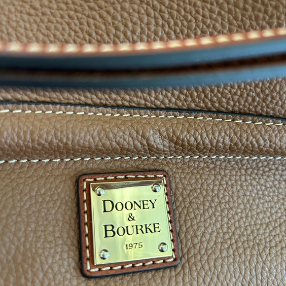 Dooney & Bourke Buckley Brown Leather Tote Bag